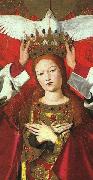 CHARONTON, Enguerrand The Coronation of the Virgin, detail: the Virgin jkh Spain oil painting artist